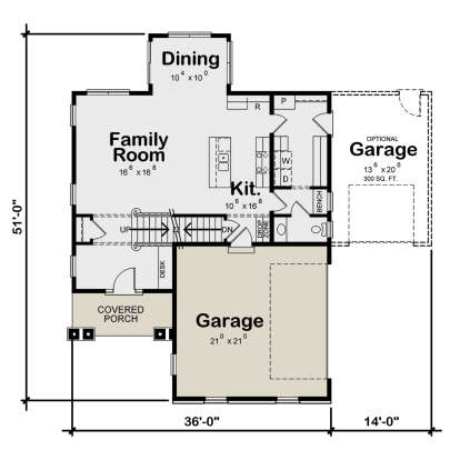 Main Floor for House Plan #402-01591