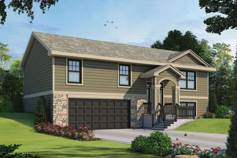 Traditional House Plan #402-01592 Elevation Photo
