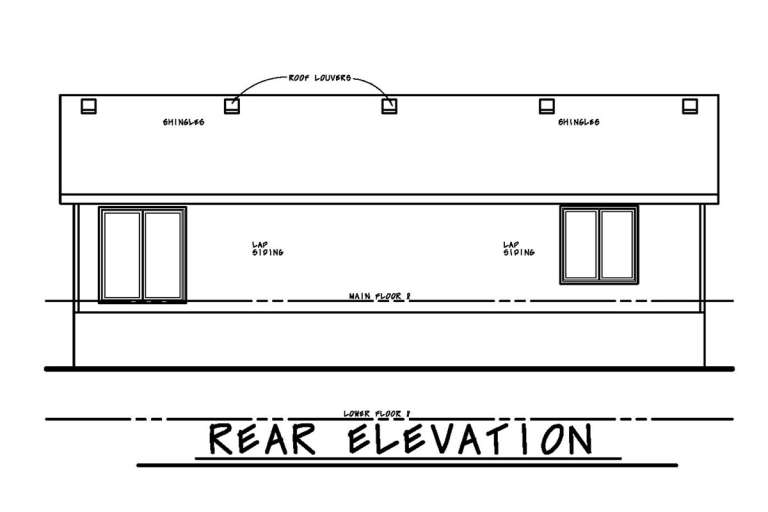 Traditional House Plan #402-01592 Elevation Photo