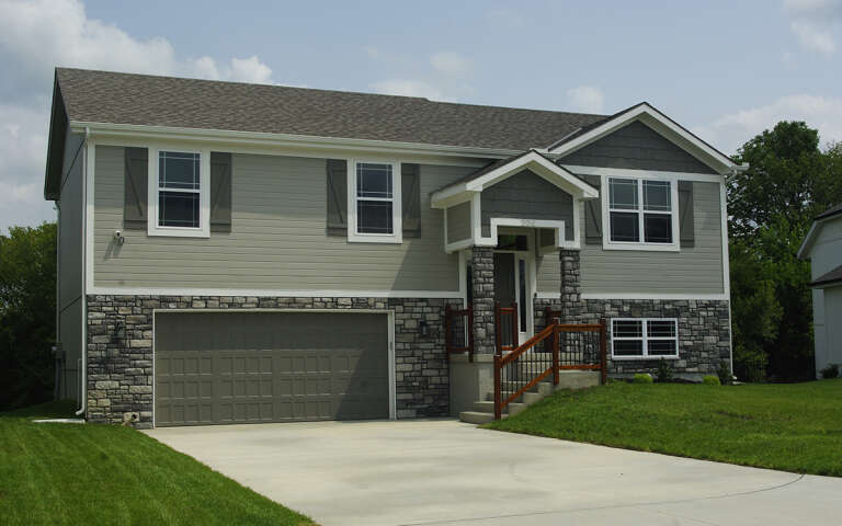 House Plan House Plan #23537 Angled Front Elevation