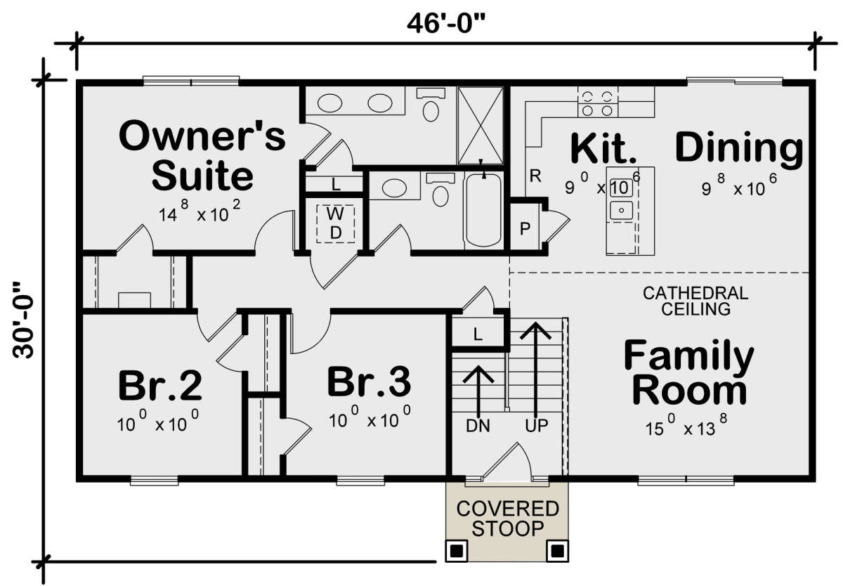 Main Floor for House Plan #402-01592