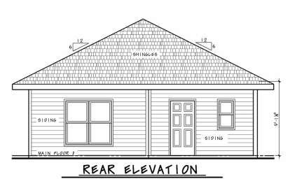 Ranch House Plan #402-01593 Elevation Photo