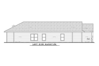 Ranch House Plan #402-01593 Elevation Photo