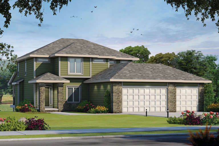 House Plan House Plan #23539 Front Elevation 