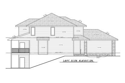 Prairie House Plan #402-01594 Elevation Photo