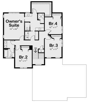 Second Floor for House Plan #402-01594