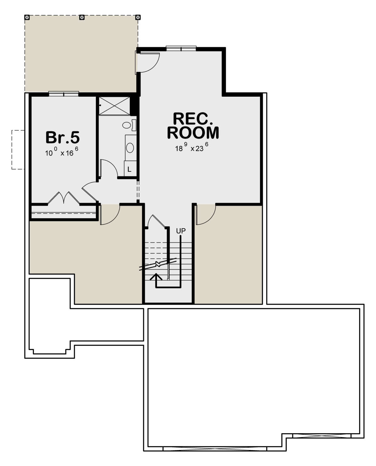 Basement for House Plan #402-01594