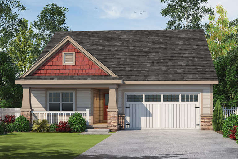 House Plan House Plan #23540 Front Elevation 