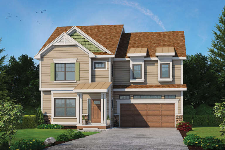 House Plan House Plan #23541 Front Elevation 