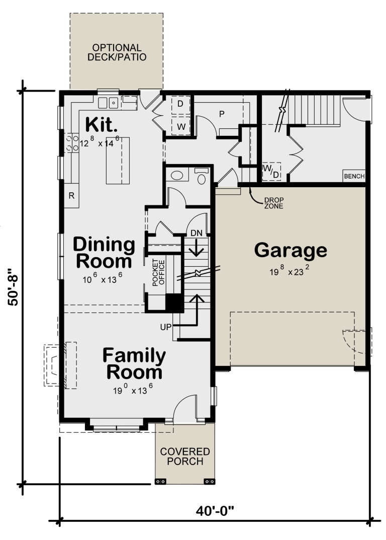 House Plan House Plan #23541 Drawing 1