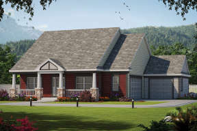 Country House Plan #402-01597 Elevation Photo