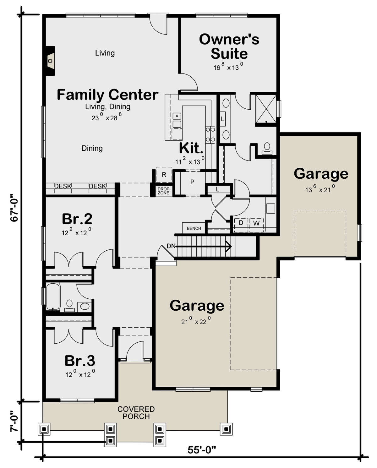 Main Floor for House Plan #402-01597