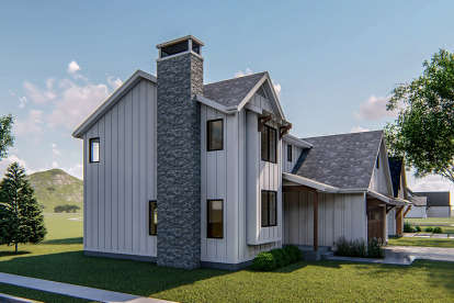 Modern Farmhouse House Plan #963-00337 Elevation Photo