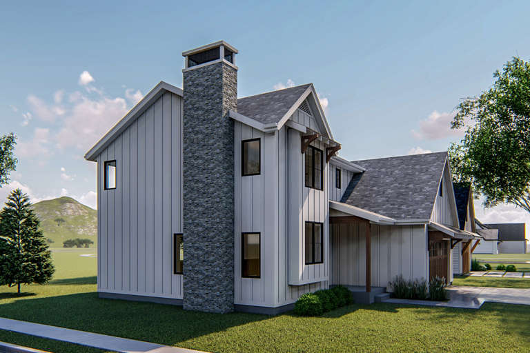 Modern Farmhouse House Plan #963-00337 Elevation Photo
