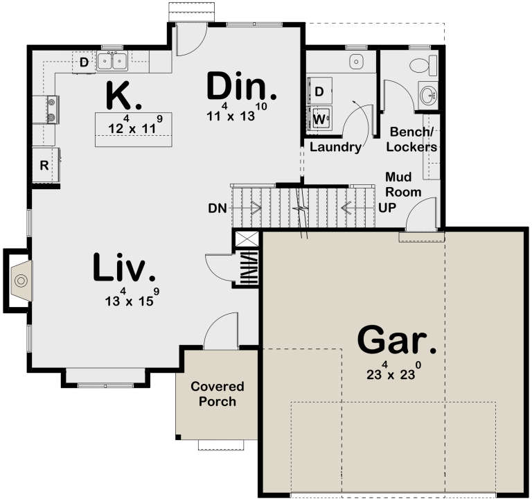 House Plan House Plan #23544 Drawing 1