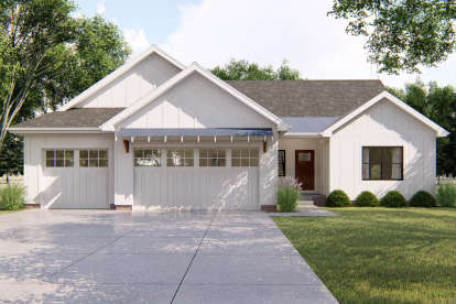 4 Bed, 3 Bath, 2148 Square Foot House Plan - #963-00338