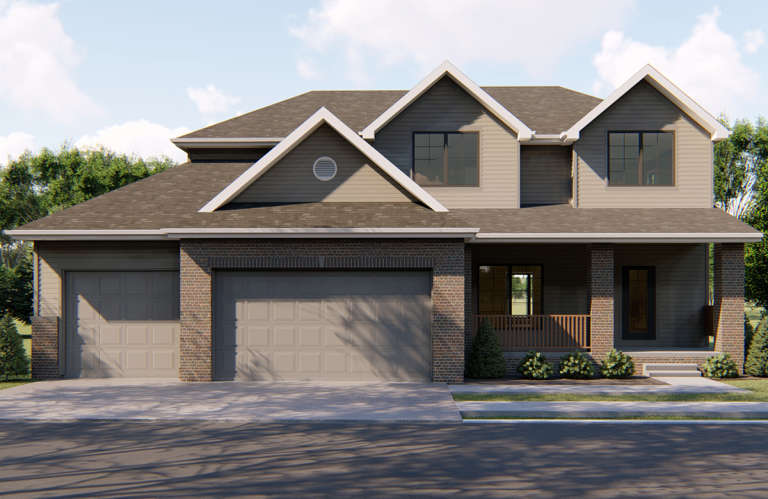 House Plan House Plan #23546 Front Elevation 