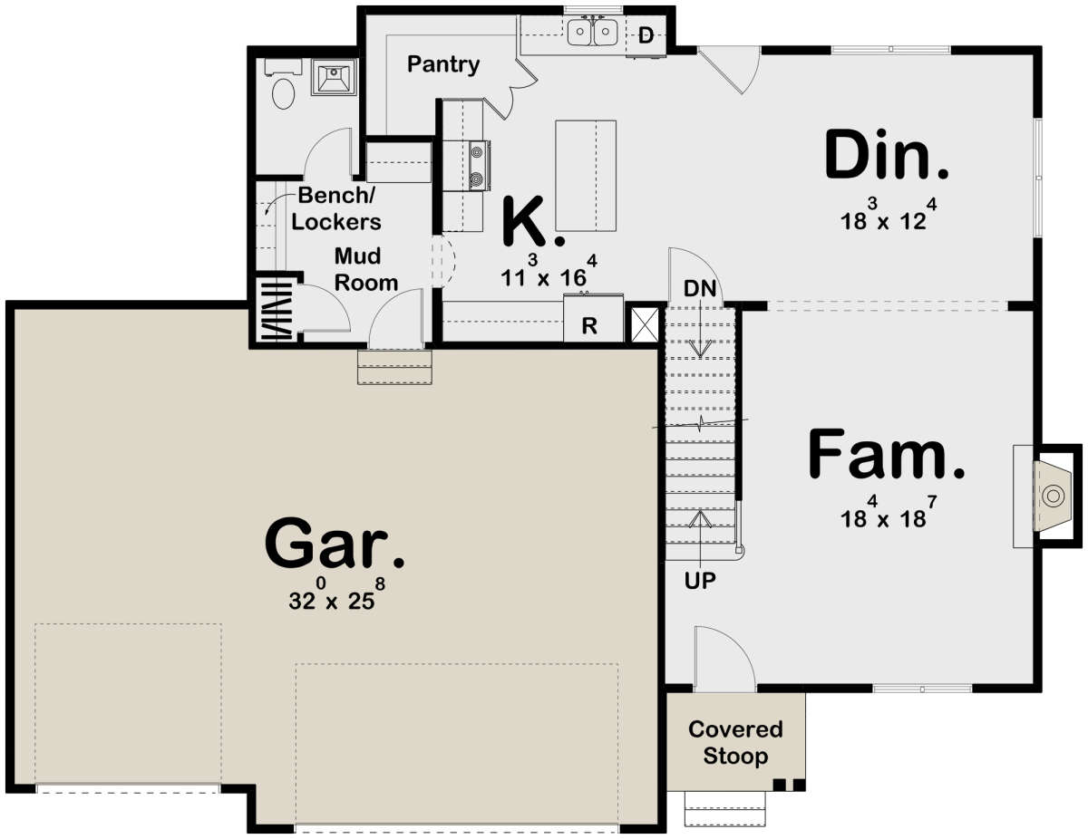 Main Floor for House Plan #963-00341