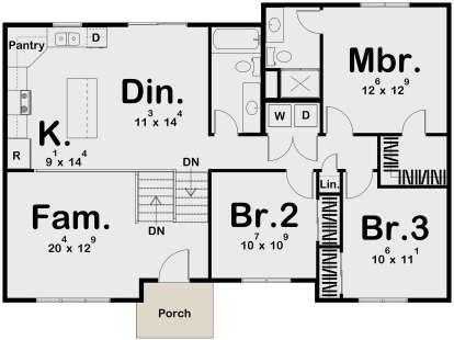 Main Floor for House Plan #963-00346