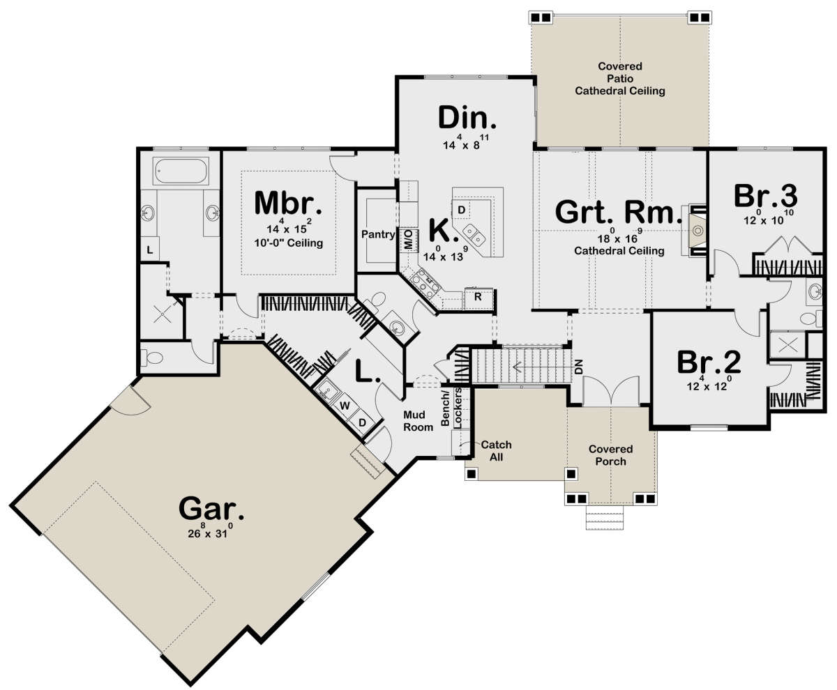 Main Floor for House Plan #963-00347