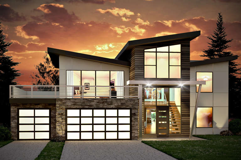 House Plan House Plan #23557 Front Elevation 