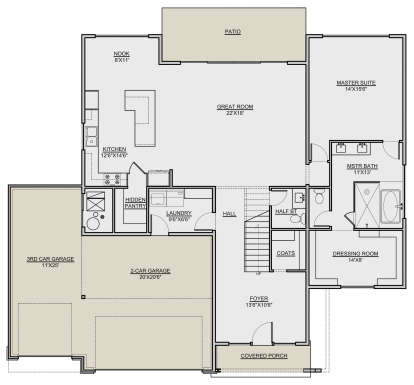 Main Floor for House Plan #7306-00002