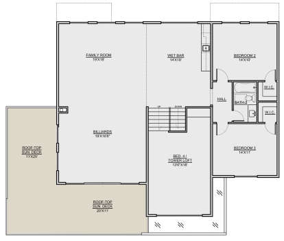 Second Floor for House Plan #7306-00002