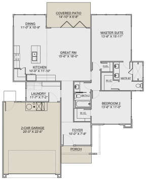 Main Floor for House Plan #7306-00003