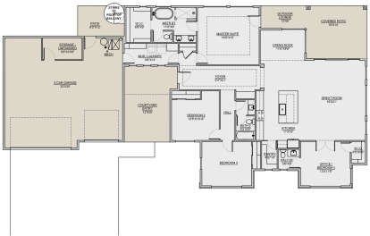 Main Floor for House Plan #7306-00005