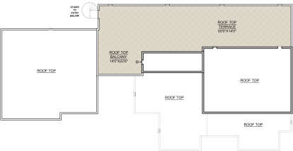 Rooftop Terrace for House Plan #7306-00005