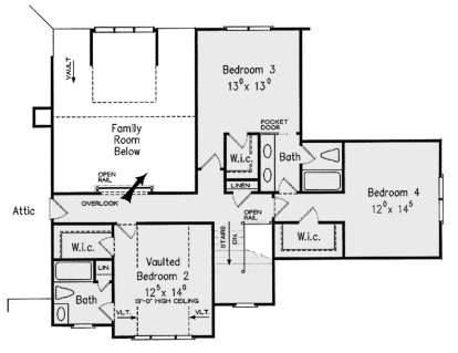 Second Floor for House Plan #8594-00325