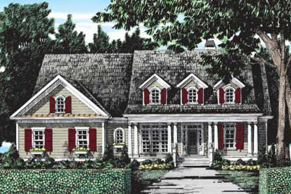 House Plan House Plan #23562 Front Elevation 