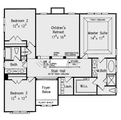 Second Floor for House Plan #8594-00327