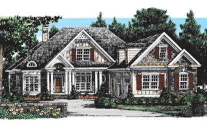 Traditional House Plan #8594-00330 Elevation Photo