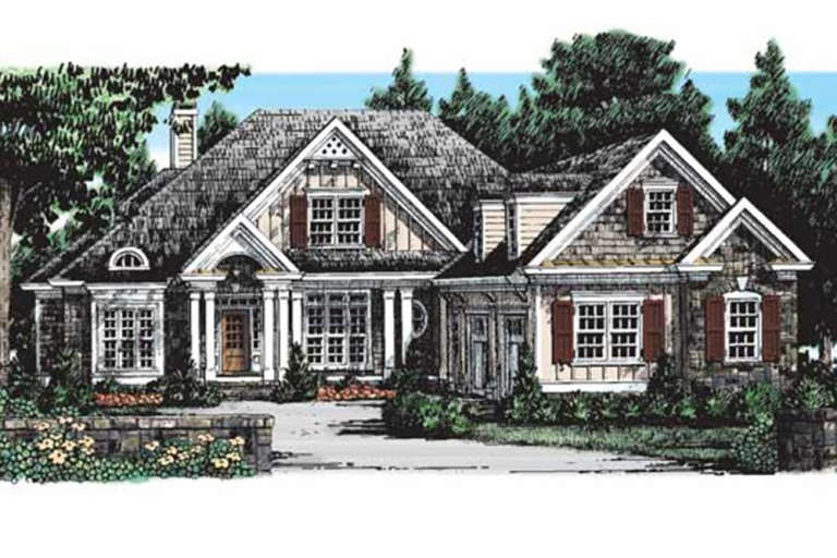 House Plan House Plan #23566 Front Elevation 