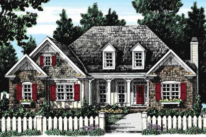 Traditional House Plan #8594-00331 Elevation Photo