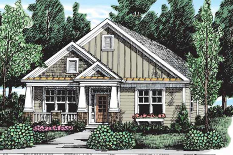 House Plan House Plan #23568 Front Elevation 