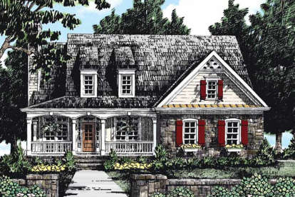 Traditional House Plan #8594-00334 Elevation Photo