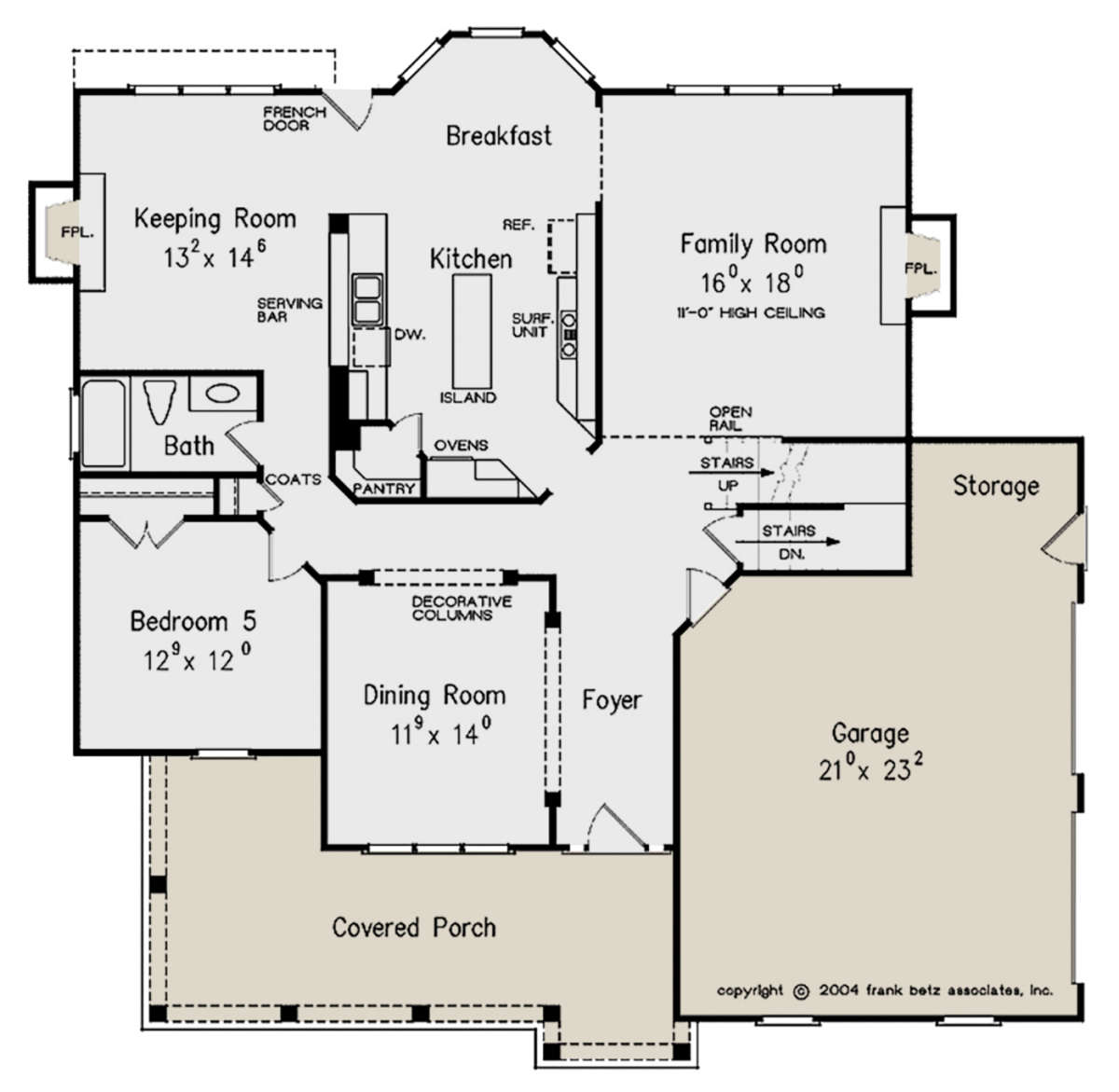 Main Floor for House Plan #8594-00335