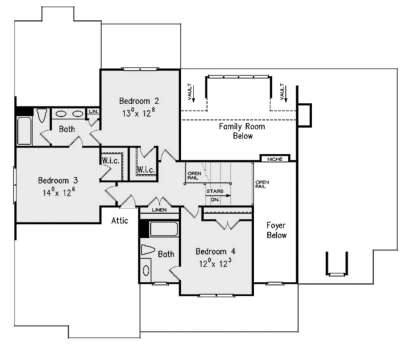 Second Floor for House Plan #8594-00336