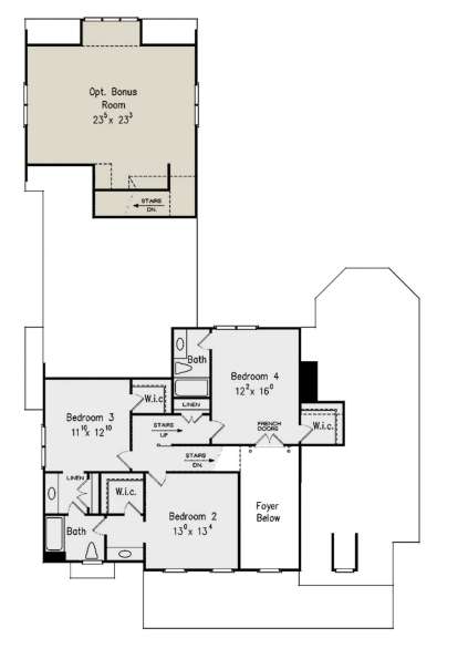 Second Floor for House Plan #8594-00337