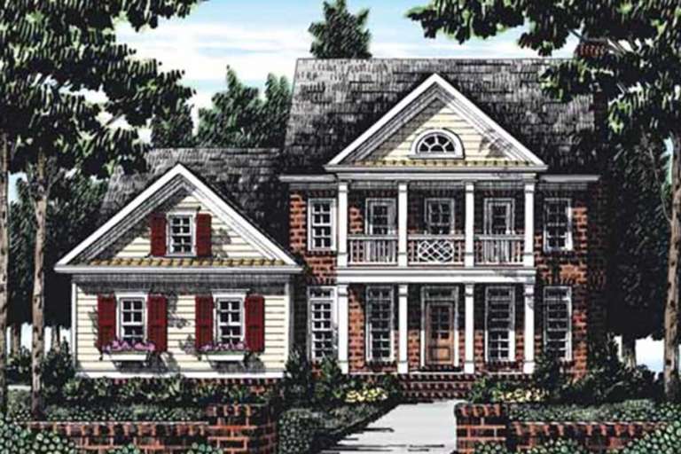 House Plan House Plan #23574 Front Elevation 