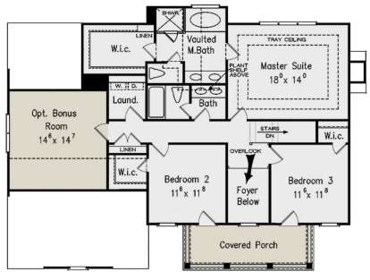 Second Floor for House Plan #8594-00338