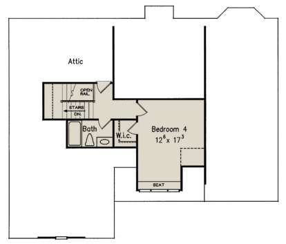 Optional Second Floor for House Plan #8594-00340