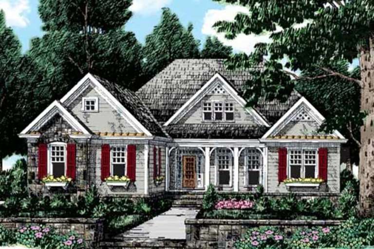 House Plan House Plan #23577 Front Elevation 