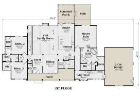 Main Floor for House Plan #009-00276