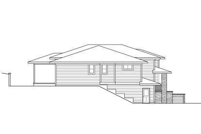 Prairie House Plan #035-00828 Elevation Photo