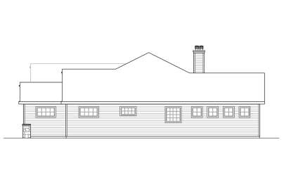 Ranch House Plan #035-00830 Elevation Photo