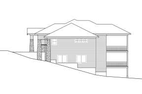 Craftsman House Plan #035-00831 Elevation Photo