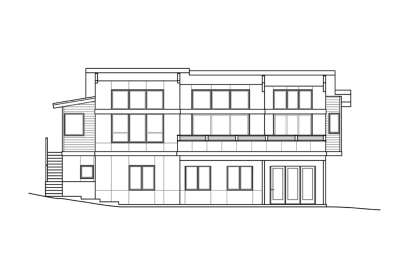 Modern House Plan #035-00834 Elevation Photo